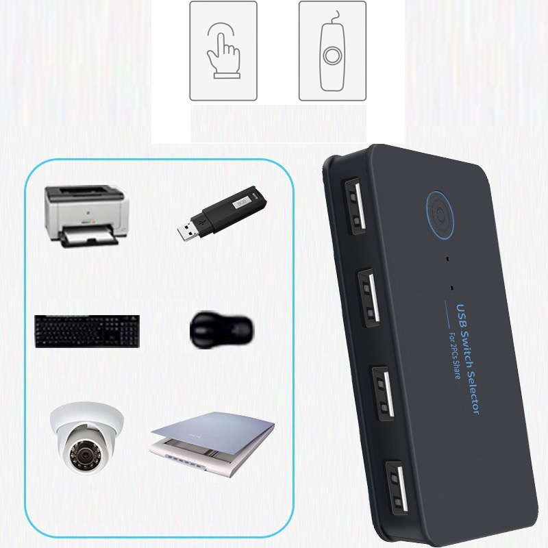 USB切り替え機 PC2台用 セレクター 4USBポート 高速転送 楽天市場】USB 切り替え機 切替器 pc2台用 usb 切替器 USB 4