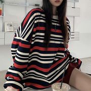 【秋服】韓国風レディース服　カジュアル　体型カバー　パーカー