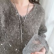 ステンレスネックレス　アクセサリー　金属アレルギー対応　INS　デザイン