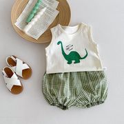 FLM☆2025夏新作 ベビー服男の子カートゥーン柄トップスOR短パンツOR2点セット