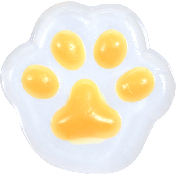 クリア　白　肉球　5個 次回11月頃入荷予定】※ぷにぷにクリア肉球スクイーズ | 卸売・ 問屋