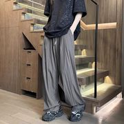 2025春夏新作 メンズ ボトムス カジュアル パンツ スラックス ワイドパンツ 男