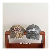 キッズ 子供用 キャップ 野球帽 ベースボールキャップ ダメージ加工