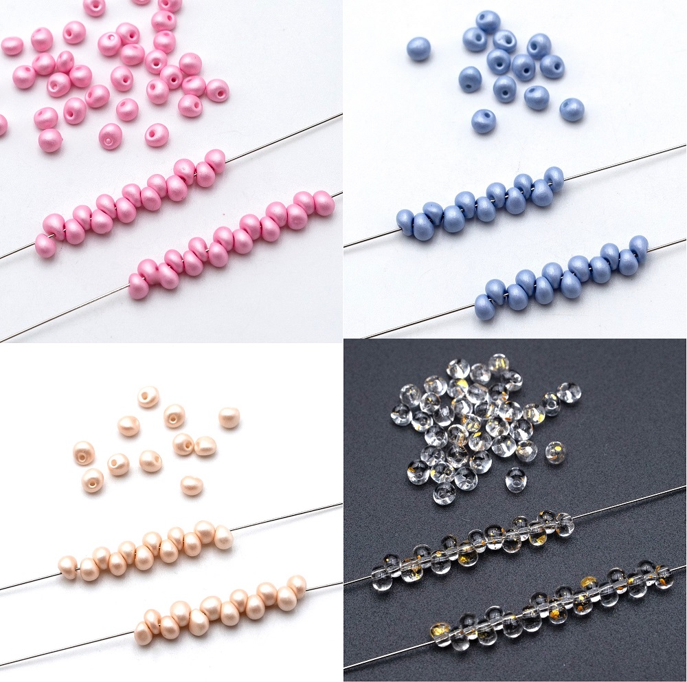 【1円】ティアドロップビーズ/アクリル素材/トレンドパーツ/パステルカラー小ビーズ/最安値&当日出荷