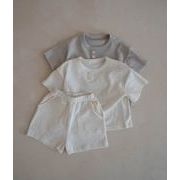 2025春夏新作 韓国風子供服  サペタ ショウイ 子供服 Tシャツ  +ショートパンツ2点セット