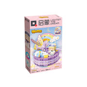 啓蒙72032ミニ世界街並み置物子供女の子中国積み木玩具組立ギフト卸売り?蒙72032-4	逐梦小?