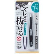 ＧＴ－２３４　ズレずに抜ける驚きの毛抜き　先丸　ブラック