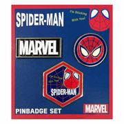 スパイダーマン ピンバッジ3個セット