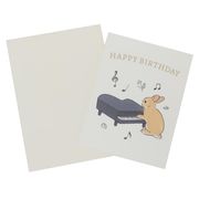 森山標子 バースデーミニカード ピアノ MG-41