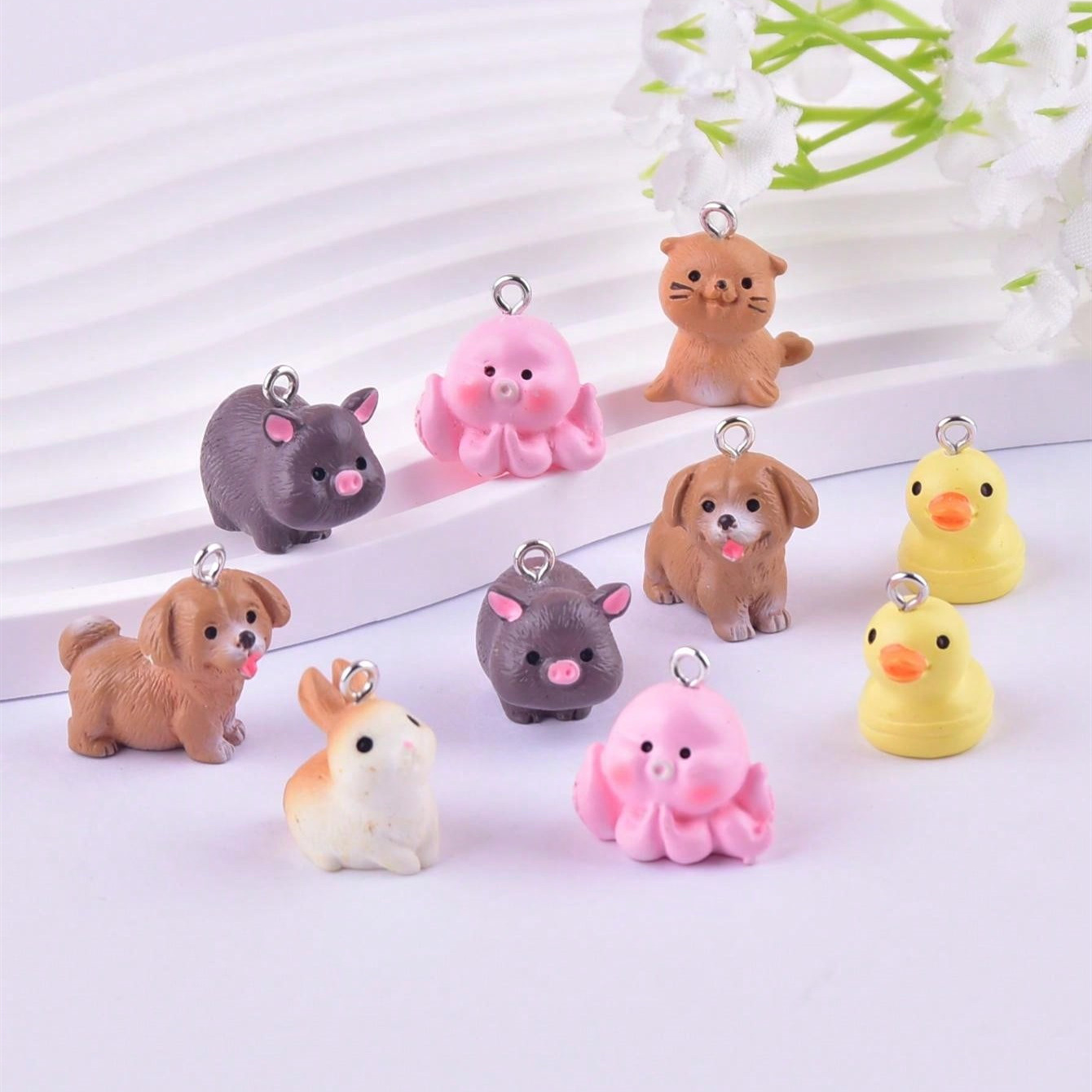 動物パーツ 樹脂パーツ ハンドメイド diyパーツ diy素材 デコ素材 アクセサリーパーツ デコパーツ 可愛い