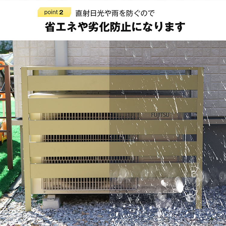 エアコン 室外機 カバー 室外機カバー DIY 雪 収納 日よけ 室外