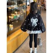 【2025春新作】韓国風 ins子供服 ★韓国風★可愛い 女の子★長袖カーディガントップス ★ 90~160cm