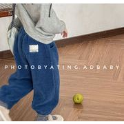 【2025秋冬新作】韓国風 子供服  パンツ  男女兼用 厚手  80-130cm