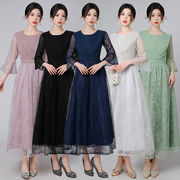 パーティードレス ドレス ワンピース フォーマルドレス ロング丈ワンピース 結婚式 二次会 パーティー