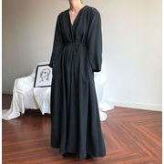 ワンピース レディース ロング丈ワンピース 長袖 シャツワンピース 2025年新作