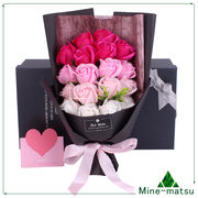 母の日ギフト パラ 18本入り 記念日 ソープフラワー 枯れないお花 シャボンフラワー 誕生日