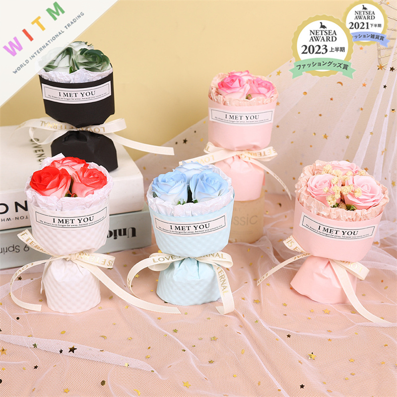 シャボンフラワー ソープフラワー バラ 枯れないお花 バレンタイン 母の日 誕生日 記念日 退職 送別