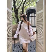 今季マストバイ INS 新作　おしゃれ  chic 韓国ファッション  オフショルダー ワンピース