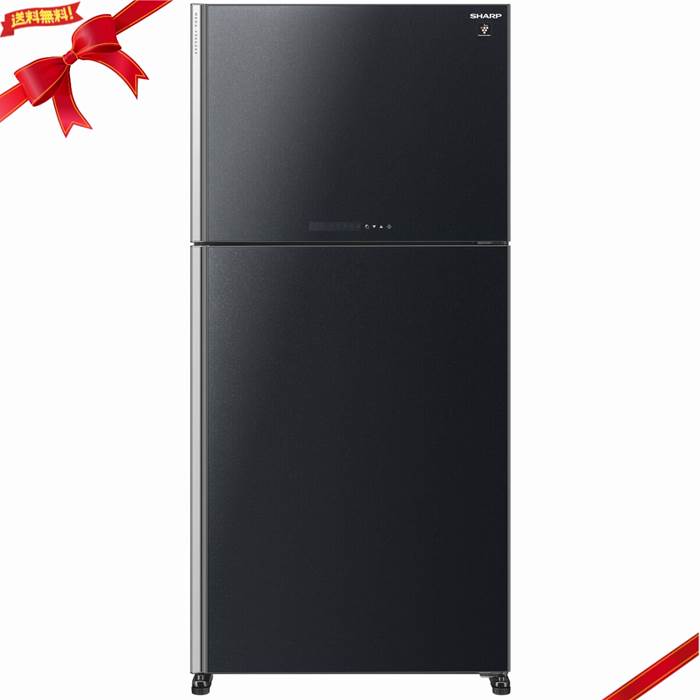 シャープ 600L 冷蔵庫 大型 SJ-60H-B (冷蔵庫422L+冷凍庫178L) 右開き 