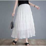 2023春夏新作　ロングスカート　レディースウェア　スカート　プリーツスカート