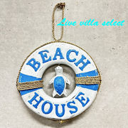 BEACH HOUSE 浮き輪ホヌ テキストボード