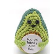 ぬいぐるみ 人形  かぎ針編み ドール ハンドメイド かわいい フルーツ ホームデコレーション アボカド