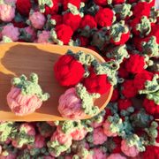 ぬいぐるみ 人形  かぎ針編み ドール ハンドメイド かわいい フルーツ ホームデコレーション いちご