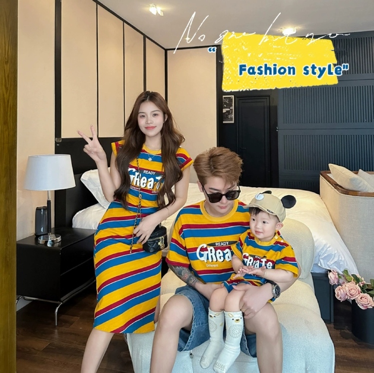 2025夏新作 親子コーデ 男女兼用 トップス かわいい 親子ペアルック Tシャツ &ワンピース&ロンパース