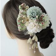 髪飾り ヘアアクセサリー  セット　浴衣 結婚式 成人式 七五三 卒業式 和装 花 ピン＆クリップタイプ