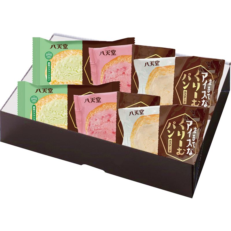 八天堂 まるでアイスなくりーむパン 6個詰合せ C166【直送品】 送料無料