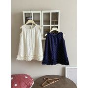 2025夏新品　子供服　ワンピース　袖なしスカート　90-140cm    2色