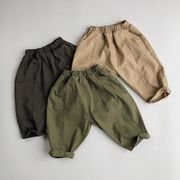 【新作】子供服 春夏女の子男の子 パンツ