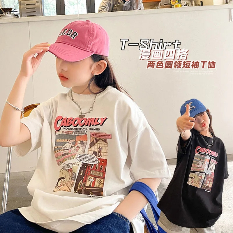 2025★夏新作★韓国風子供服★トップス★90cm~170cm 2色