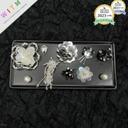 diyパーツ サンダル飾り 靴留め 靴飾り ハンドメイド デコパーツ 手芸 ビーズ 花 自由に組み合わせ