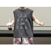 2025春夏新作★子供服★キッズ服★袖なし   タンクトップ   男の子★  トップス★インナー★