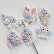 樹脂 穴ありデコパーツDIY ビーズパーツ デコ素材 手芸材料 チェーン  アクセサリーパーツ