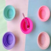 メイクブラシ 洗浄ボウル メイクブラシクリーナー シリコン 洗濯板 メイク用品 メイクグッズ コスメ