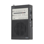 ナカバヤシ ポケットラジオ 単4電池タイプ ブラック RD-04BK