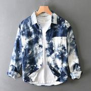 メンズファッション 長袖 シャツ 男女兼用 ストリート系 アウター 春秋 2025新作★全2色