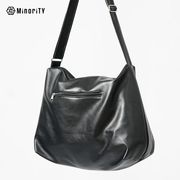 ショルダーバッグ メンズ 25新作 春新作 PUレザー ミニショルダー モード MinoriTY 黒 鞄
