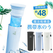 【2WAY魔法瓶ボトル】 氷のう 氷嚢 首用 アイスパック 湯たんぽ 持ち運び 冷却 パック ひんやり 保冷瓶