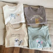 2025新作子供用Tシャツ 夏新作 綿100％ ゆったり半袖 男女兼用