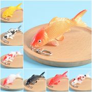 8色　金魚キーホルダー　キーチェーン　鯉   魚の模型  　金魚雑貨  スマホチェーン  11cm