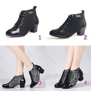 ベリーダンス 社交ダンス ダンスシューズ ラテンダンス レディース 少女 ダンス靴 練習靴 3.5/5.5cmヒール