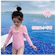 韓国風子供水着 キッズ 女の子 ベビー 子供用 オールインワン　連体水着 uvカット キッズ水着