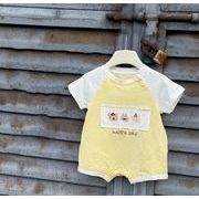 2025春夏新作  子供服  ベビー服  アパレル  半袖  ロンパース     可愛い  男女兼用