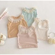 2025新作 キッズ服　FLMK　ベビー服　シャツ　タンクトップ★66－100CM　４色