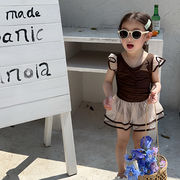 韓国風子供服★子供水着★キッズ水着★連体水着★子供用★オールインワン★水着★90-140