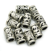 【在庫限り】 メタル合金パーツ 約11x7x6.8mm シルバーカラー 《10個》 金具