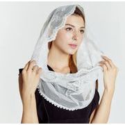 頭巾 ケープ 肩掛け レース 付け襟 アタッチメント カラー ダミーカラー パーツ